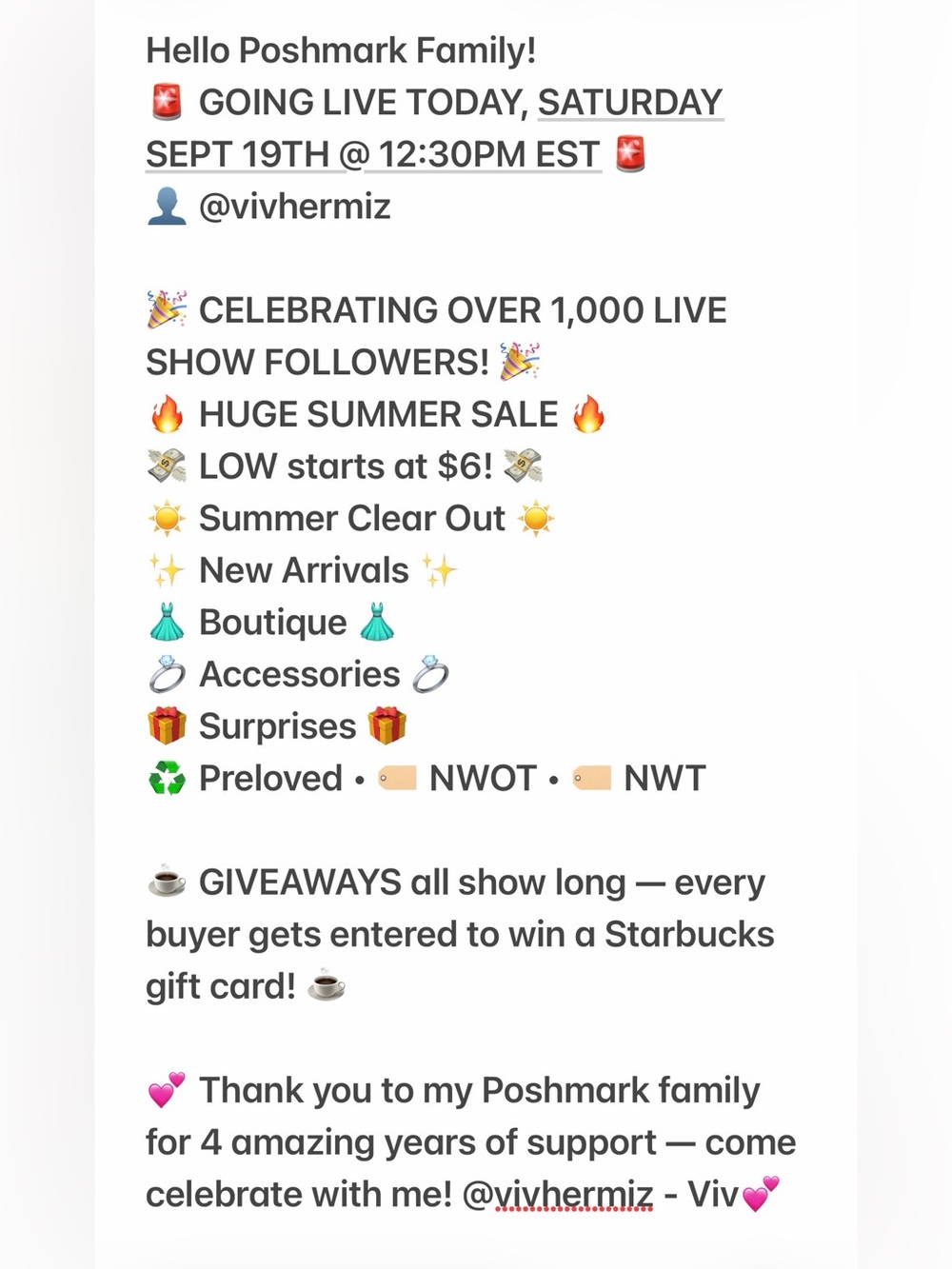 🔖🎯TARGET LIVE SHOWS - Like this listing to be notified when we go live🔖🎯 - Picture 3 of 14